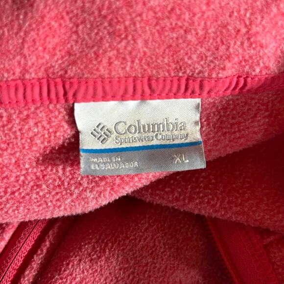 Columbia PFG Vest Womens XL Pink Gray Full Zip Sleeveless Fishing Outdoor Camp - Picture 5 of 8